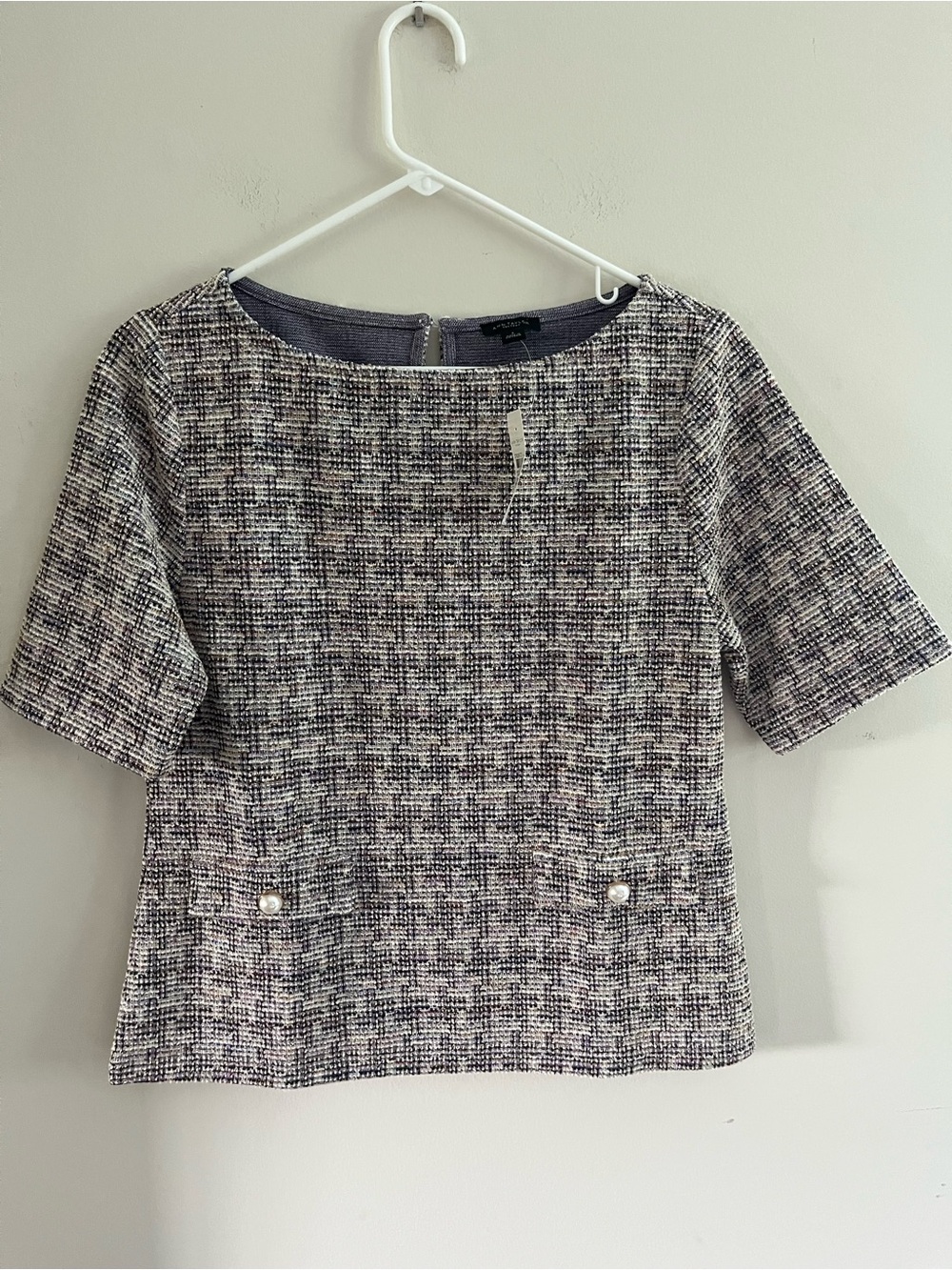 Ann Taylor Tweed Top